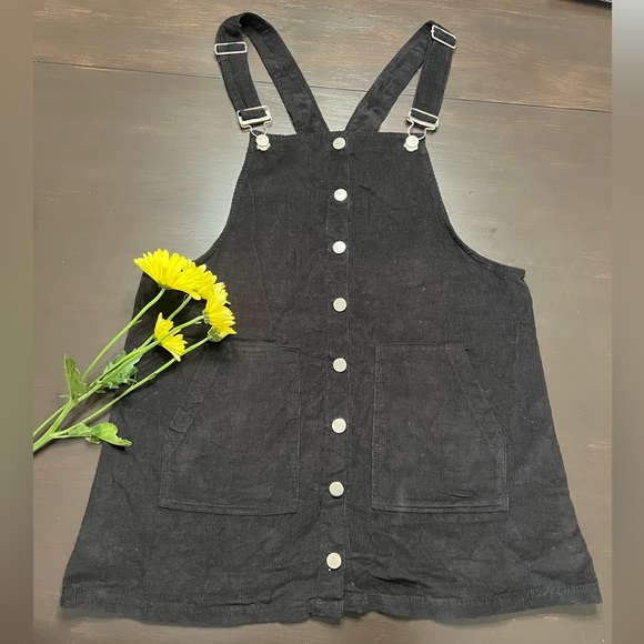 Harper Heritage Black Overall Dress - Picture 1 of 3